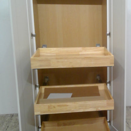 30" x 61.5" White Pantry Cabinet