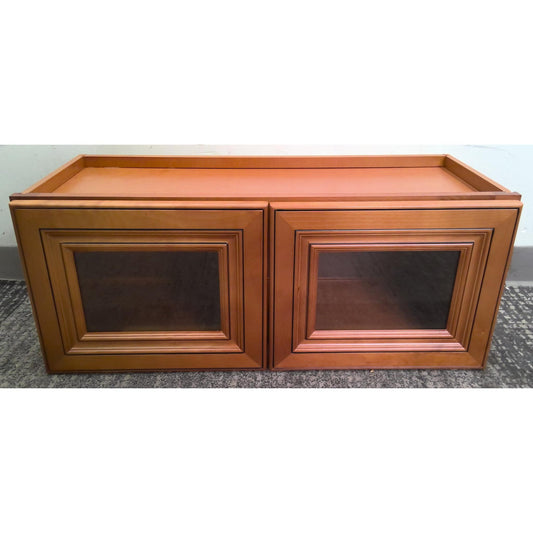 30" Glass Door Upper Cabinet RTA