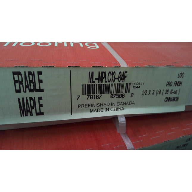 110 Square Feet of Maple Engineered Wood Flooring (4 Boxes)
