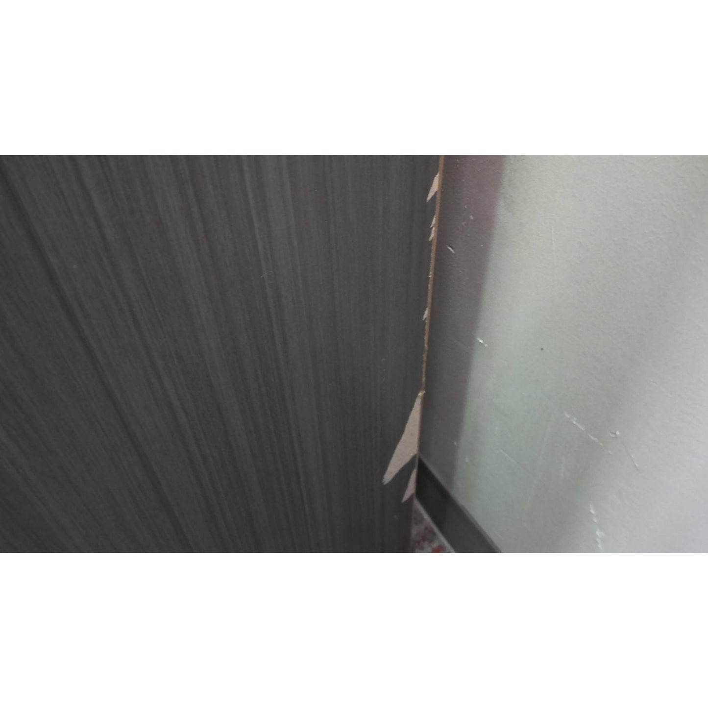 60" Gray Double Sink Vanity with White Cultured Marble Top