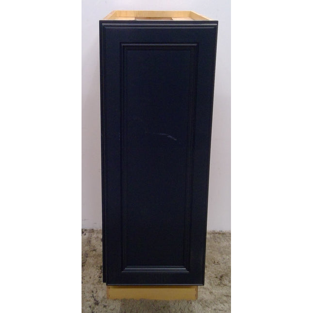 12" Blue Pullout Organizer Base Cabinet