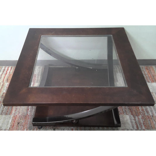 Glass-Top Coffee Table