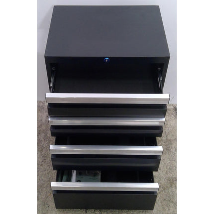 21" Black Steel 4-Drawer Tool Cabinet (Added 08/15/2026)