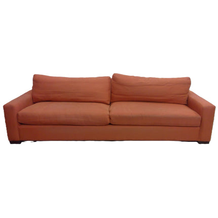 105" Orange Sofa