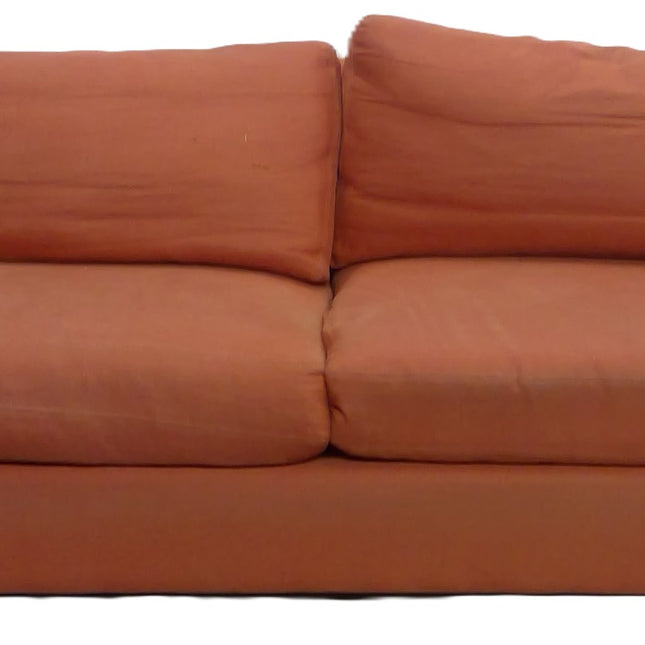 105" Orange Sofa