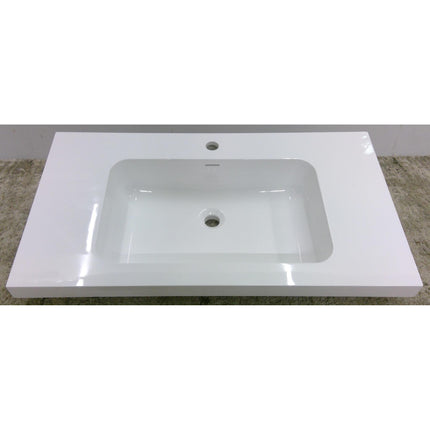 36" Cultured Marble Vanity Top