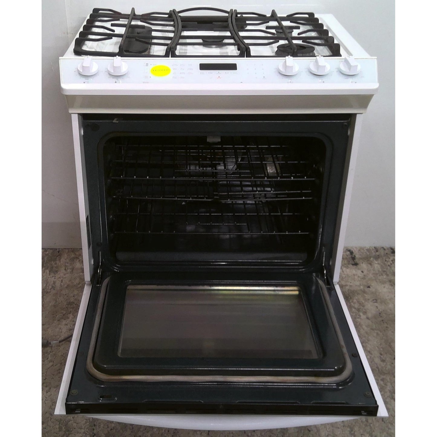White Kenmore Elite Gas Stove