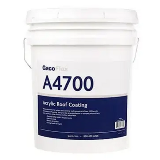 Acrylic Elastomeric White Roof Coating - 5 Gallon