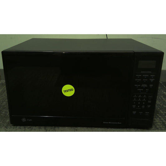 Black GE Profile Microwave