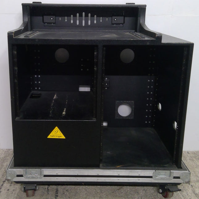 35" Audio Mixer Cart with Flight Case Cover