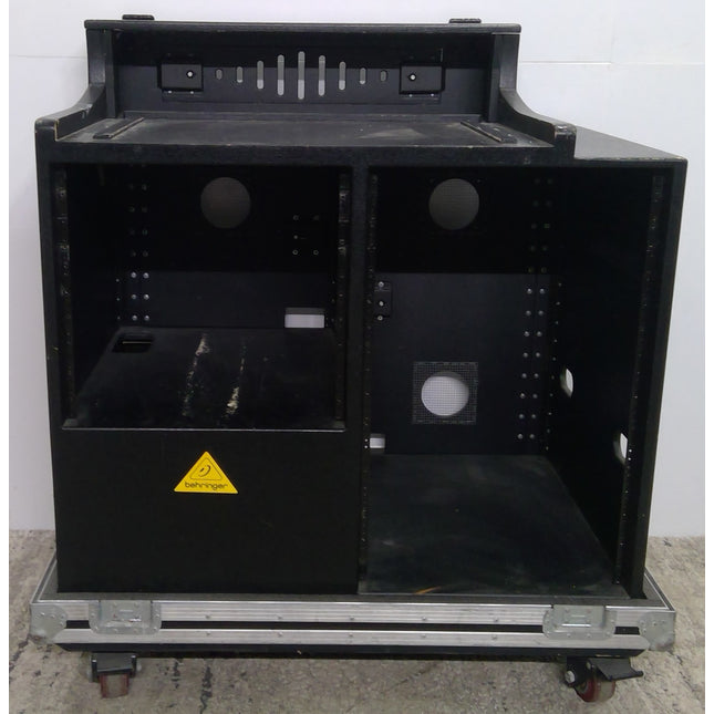 35" Audio Mixer Cart with Flight Case Cover