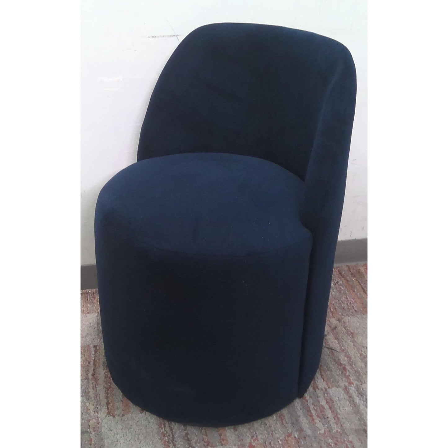 Blue Barrel Chair