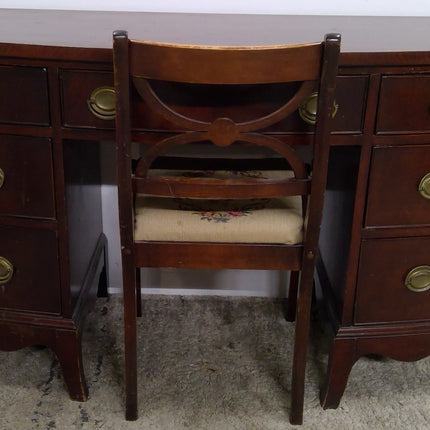 48" Wood Desk with Chair
