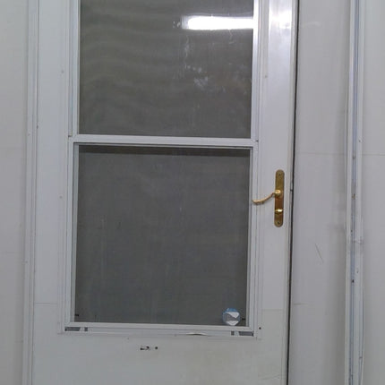 35.5" x 79.25" White Storm Door