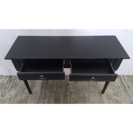 48" Black Sofa Table with Drawers (Added 07/22/2026)