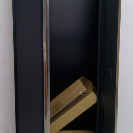 30" Black and Gray Steel Storage Locker