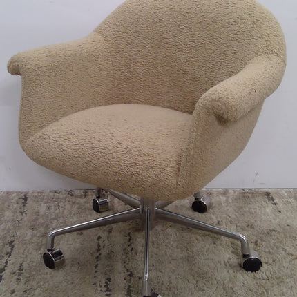 Tan Upholstered Office Chair