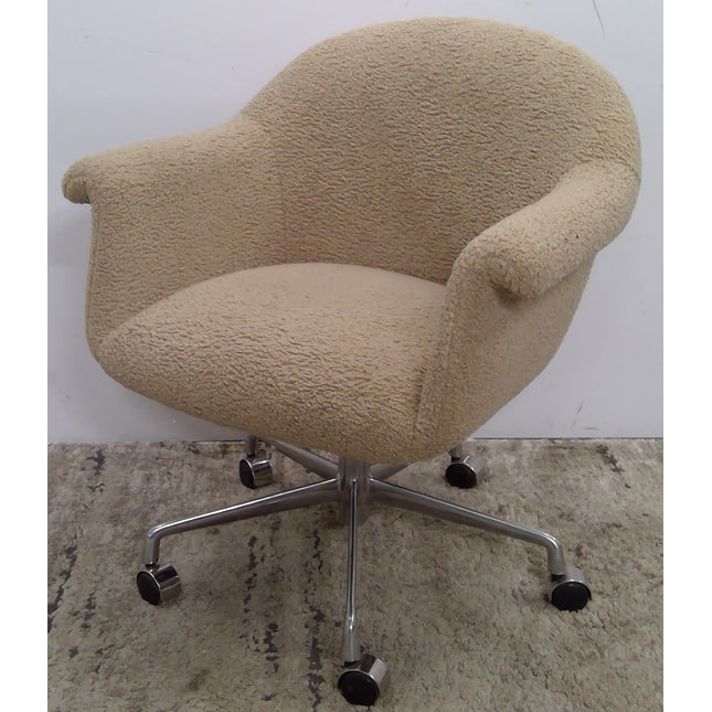 Tan Upholstered Office Chair