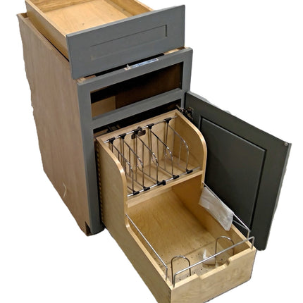 18" Base Cabinet with Pullout Organizer