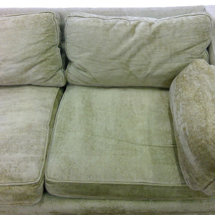 90" Green Sofa