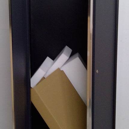 30" Black and Gray Steel Storage Locker