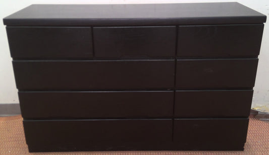 50" Black Dresser