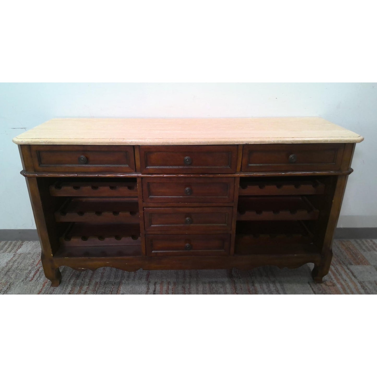 60" Baker Furniture Milling Road Wine Console