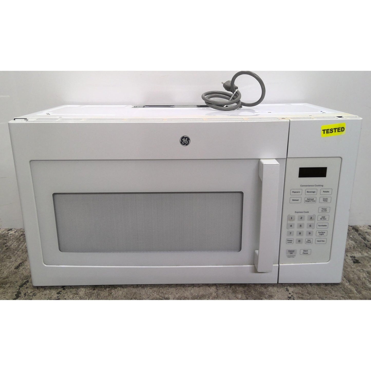 GE 1.6 cu. ft. Over-the-Range Microwave in White
