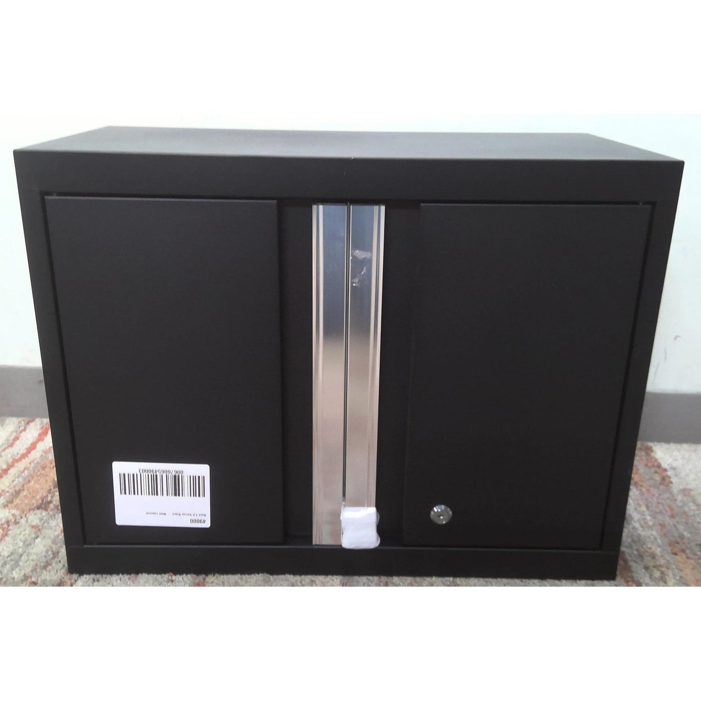 24" Black Steel Upper Cabinet