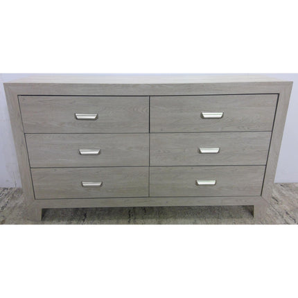 58.5" Gray 6-Drawer Dresser (Added 07/29/2026)