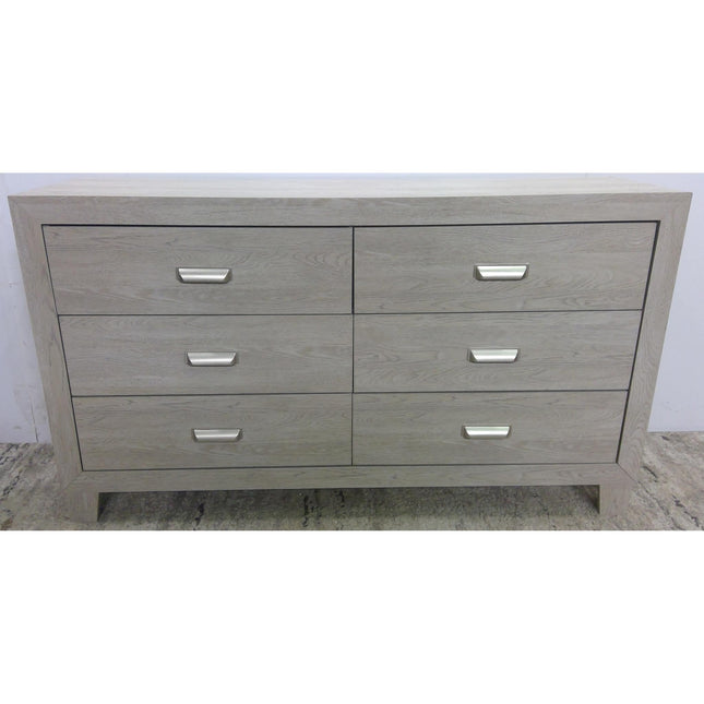 58.5" Gray 6-Drawer Dresser (Added 07/29/2026)