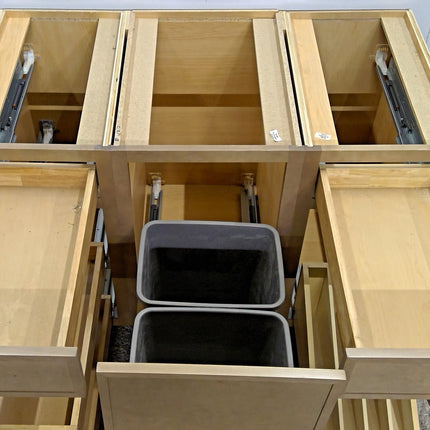 48" Base Cabinet with Trash Pullout