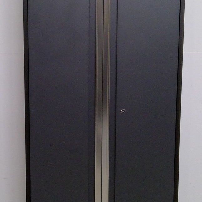 30" Black and Gray Steel Storage Locker