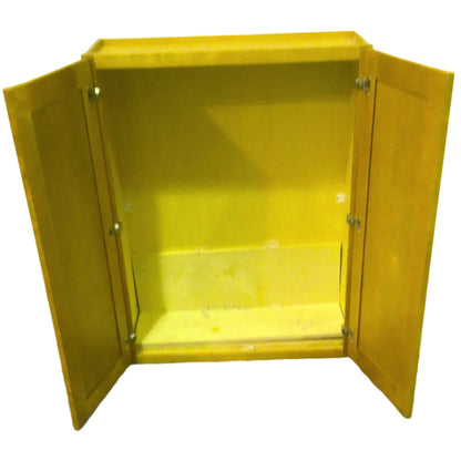 33" x 42" Oak-Finished Shaker Wall Cabinet