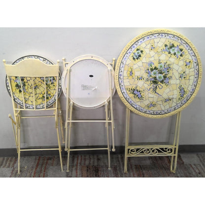 Decorative 3 Piece Table and Chairs Set