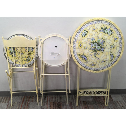 Decorative 3 Piece Table and Chairs Set