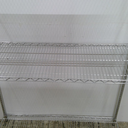 3 Tier Chrome Wire Metal Storage Rack