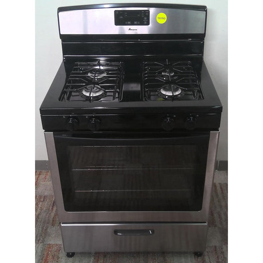 Amana 30-in 4 burners 5.1-cu ft Freestanding Natural Gas Range