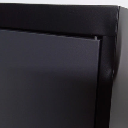 30" Black and Gray Steel Storage Locker