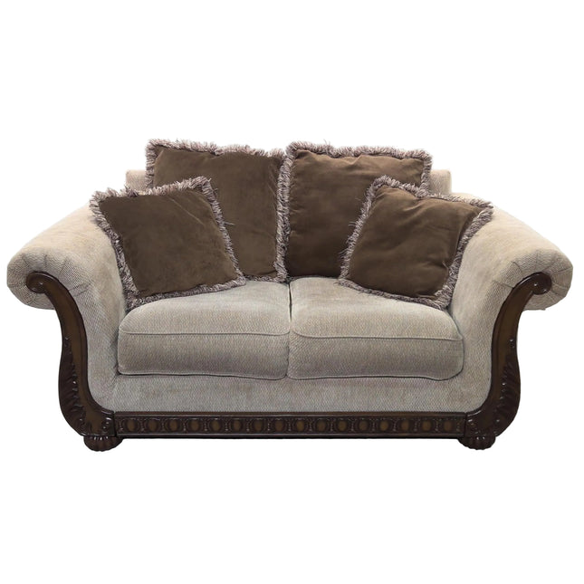 68" Tan Loveseat