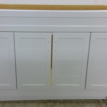 48" White Vanity Cabinet