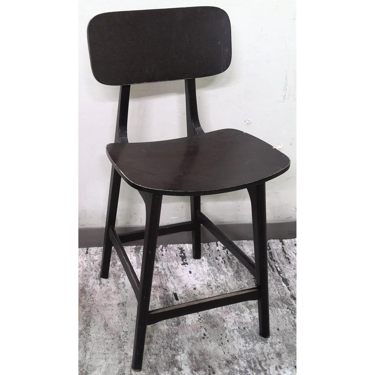 High Dark Dining Chair