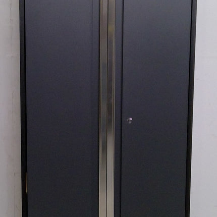 30" Black and Gray Steel Storage Locker