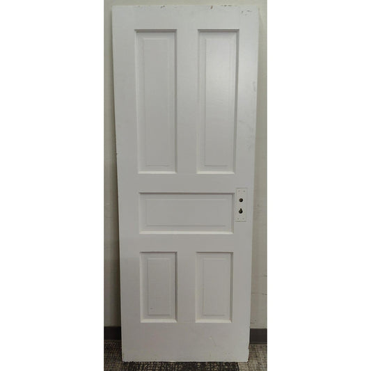 27.5" x 72" White Int. Solid-Core Door