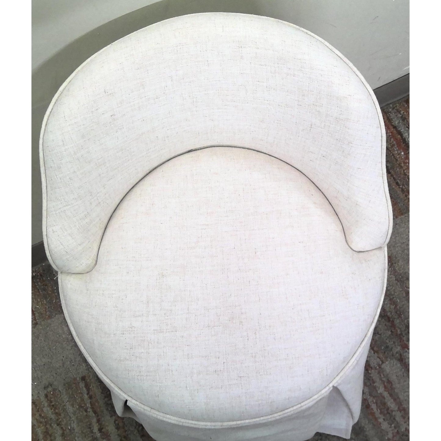 White Teen Vanity Chair