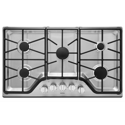 Maytag 36-inch Wide Stainless Steel Gas Cooktop with DuraGuard Protective Finish (Added 08/14/2026)