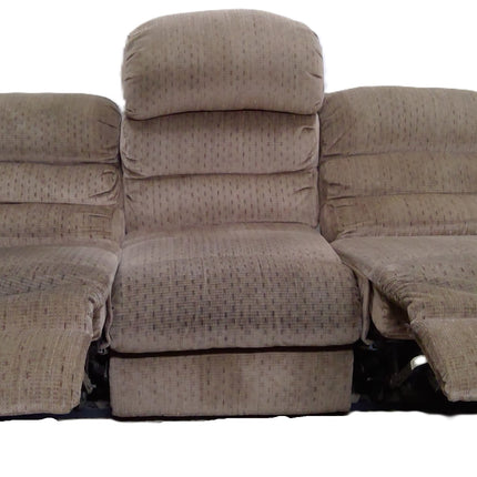 86" Gray Recliner Sofa