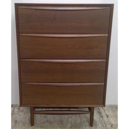 4-Drawer Walnut Chest