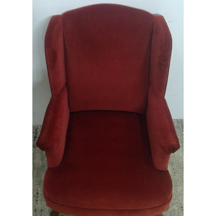 Red Wingback Chair