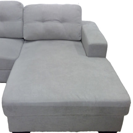 Gray 2-Piece Sectional Sofa